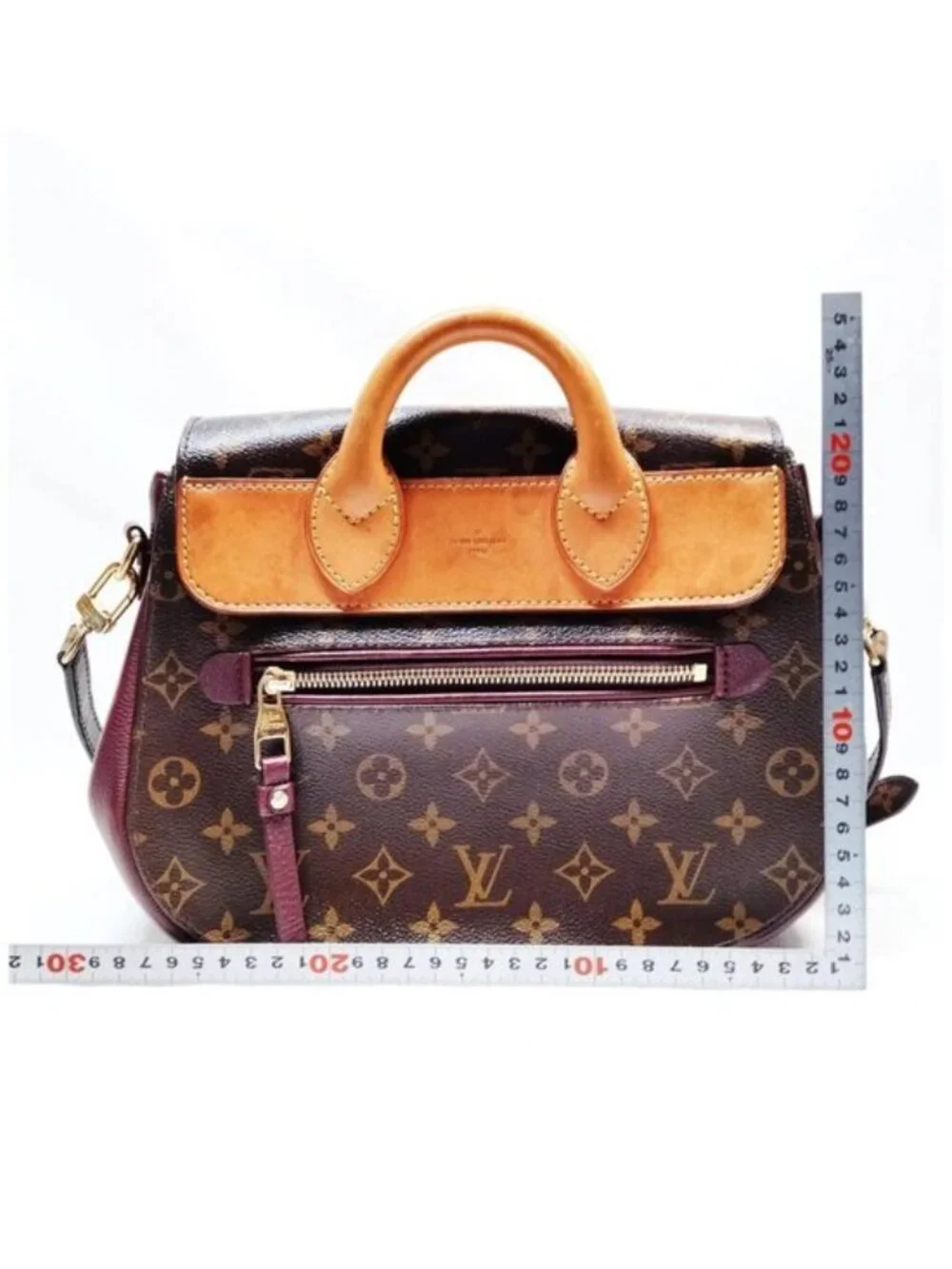 Authentic Louis Vuitton Eden MM Monogram Crossbody Satchel Shoulder Bag